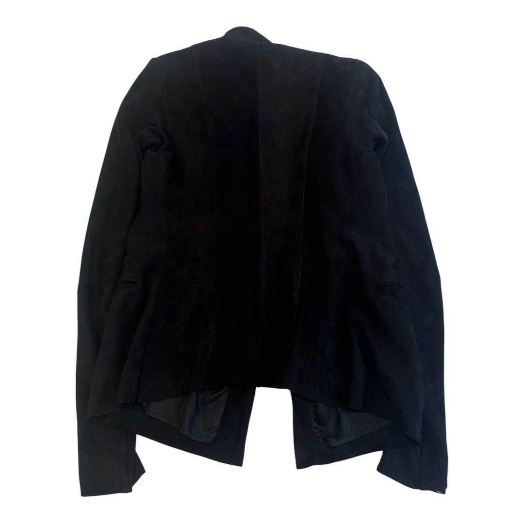 Rick Owens Rick Owens Spring 2010 ‘Release’ Black Calfskin Suede Jacket Size M / US 6-8 / IT 42-44 - 2 Thumbnail