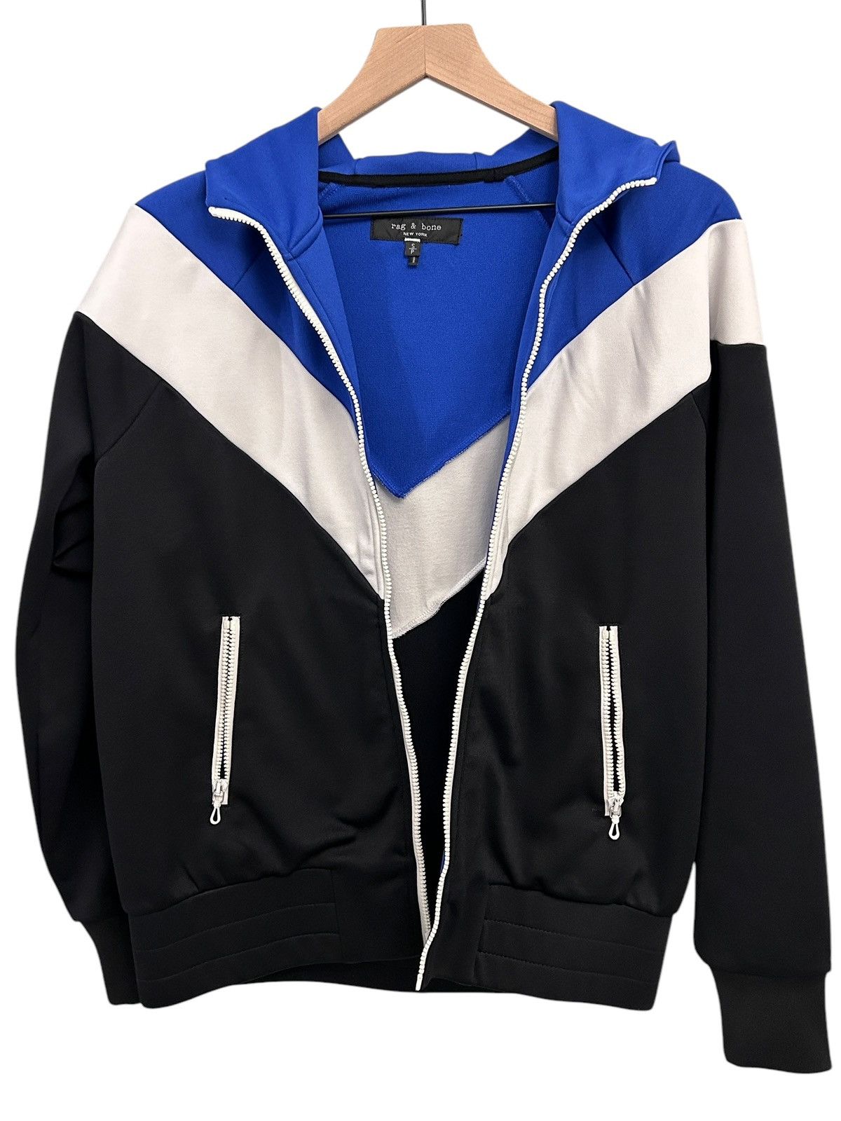 Rag & Bone Rag & Bone Color Block Hoodie Zip Up NWT SIZE S MSRP $395 Size US S / EU 44-46 / 1 - 1 Thumbnail