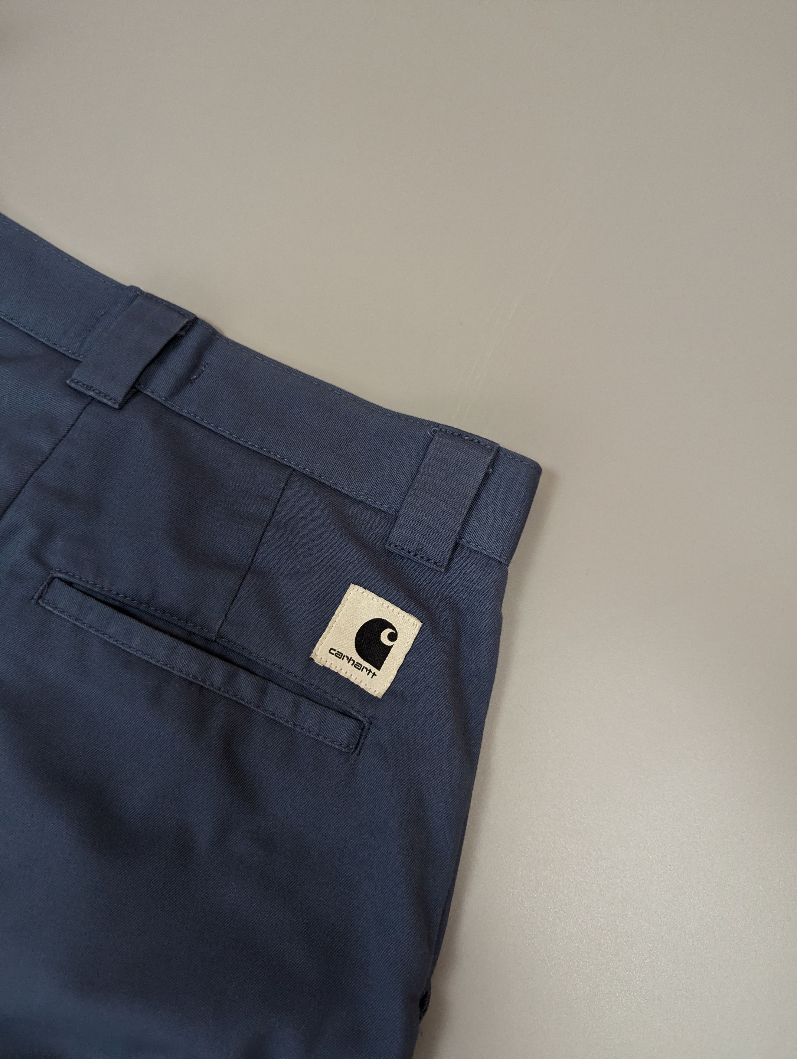 Carhartt Wip Carhartt WIP Master Pant Blue Work Pants Straight Fit Mens Size US 27 - 4 Thumbnail