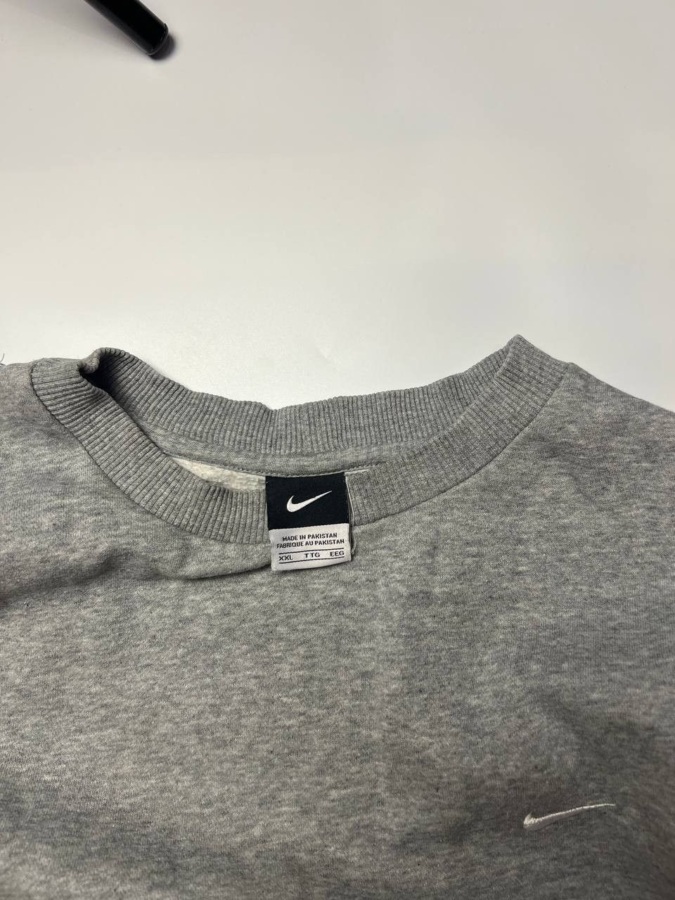 Nike 👕 Nike Essential Crewneck — Heather Grey Size US XXL / EU 58 / 5 - 2 Thumbnail