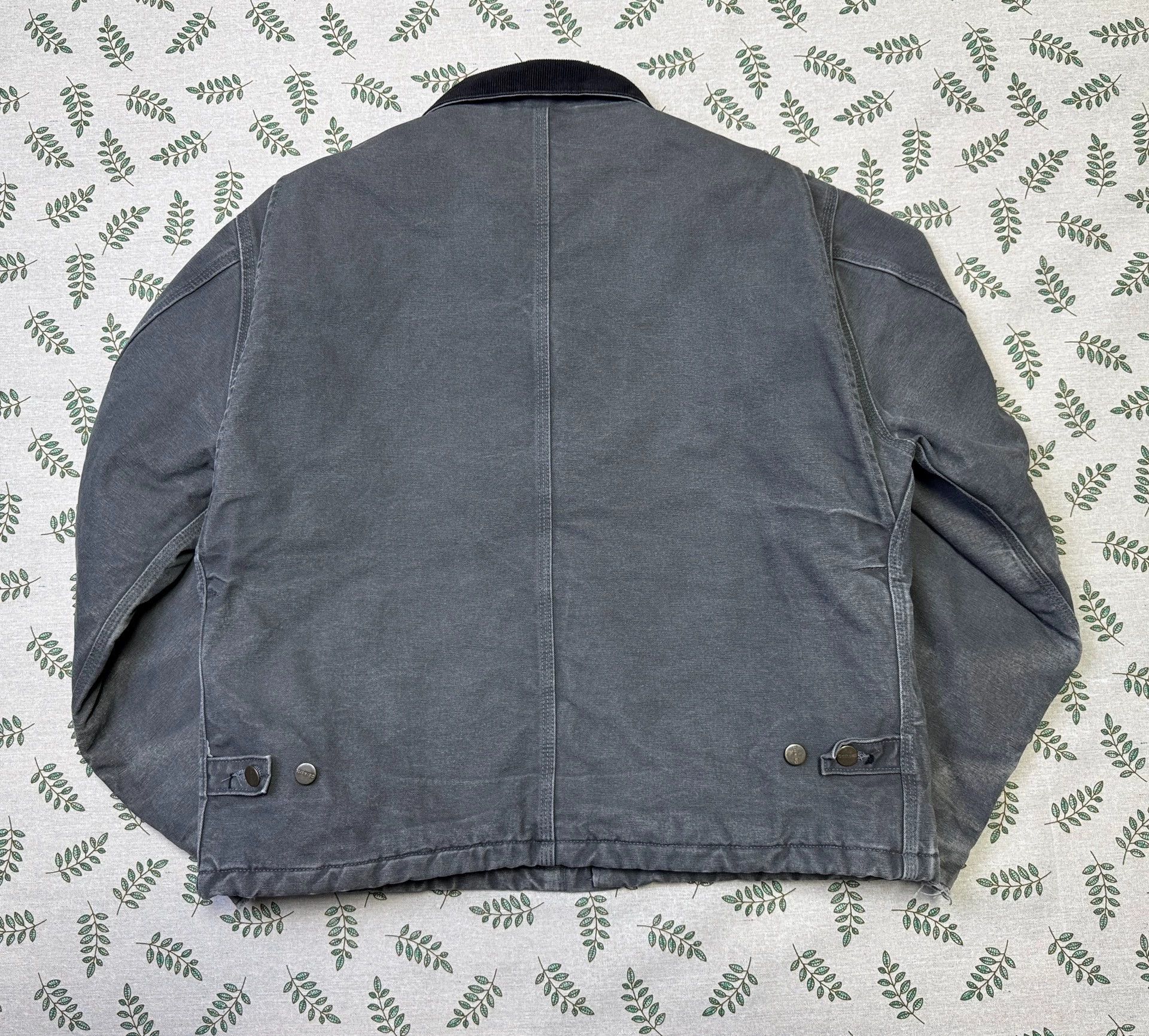 Carhartt Vintage Carhartt J22 GVL Heavy Wash Gray L Jacket Size US L / EU 52-54 / 3 - 5 Thumbnail