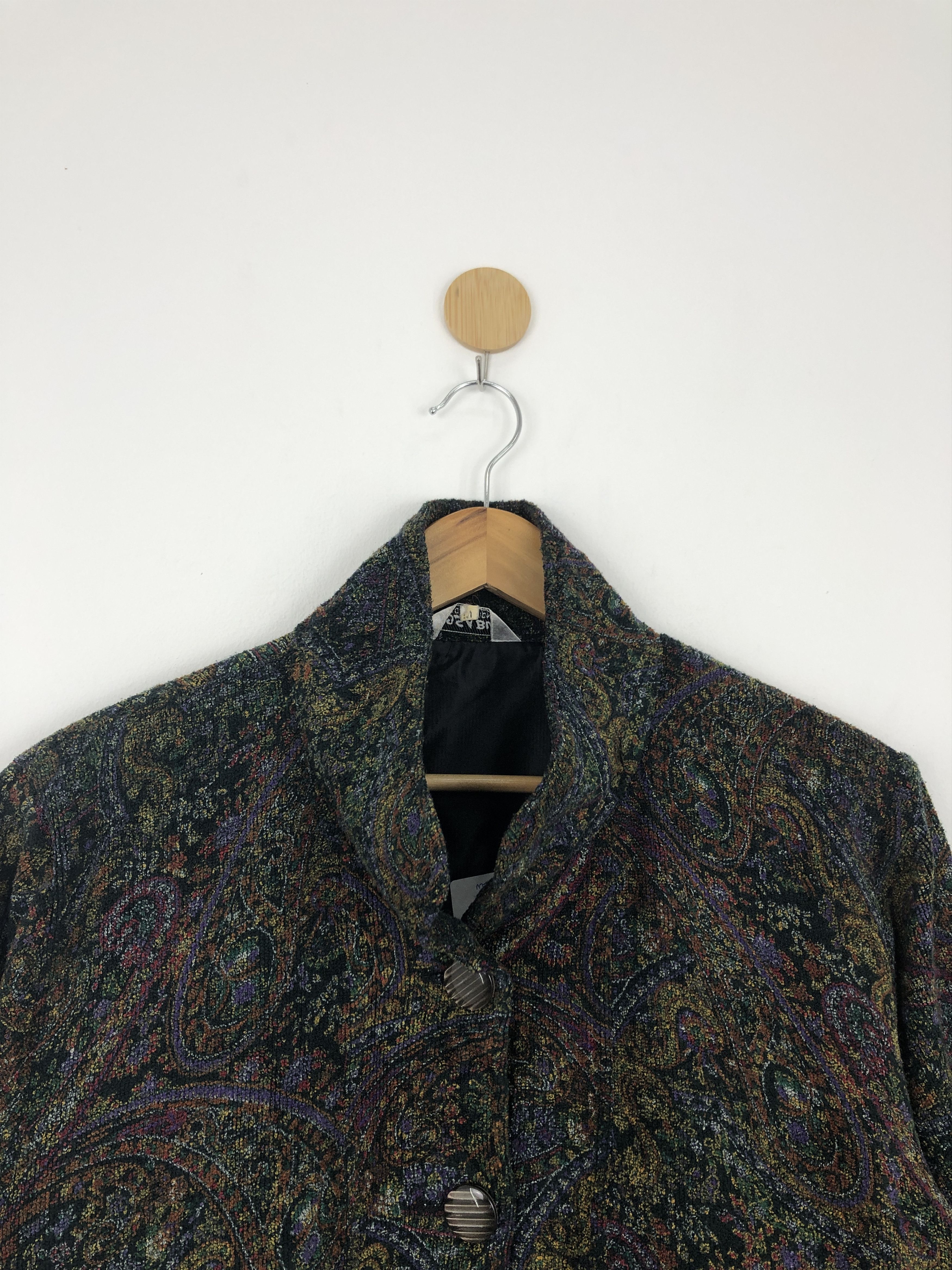 Japanese Brand Vintage Japanese Brand Paisley Button Up Jacket MJ0010 Size US M / EU 48-50 / 2 - 2 Thumbnail