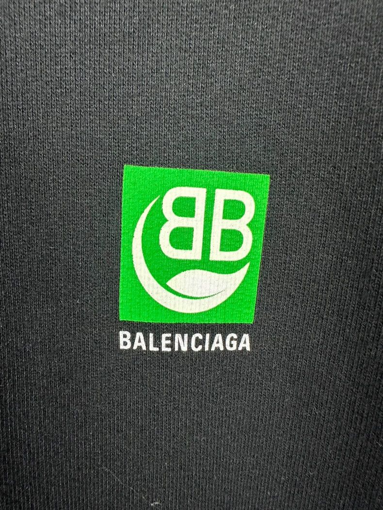 Balenciaga Balenciaga Eco-friendly black hoodie 2502-Nextarrow Size US XS / EU 42 / 0 - 4 Thumbnail