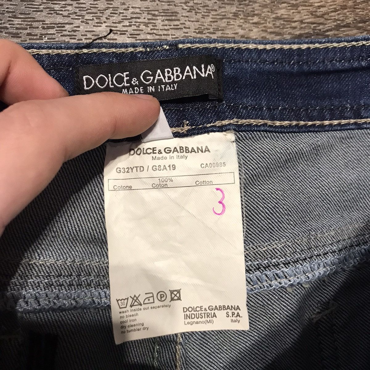 Dolce & Gabbana × Vintage DOLCE & GABBANA JEANS women New pants rare Size 30" / US 8 / IT 44 - 11 Thumbnail