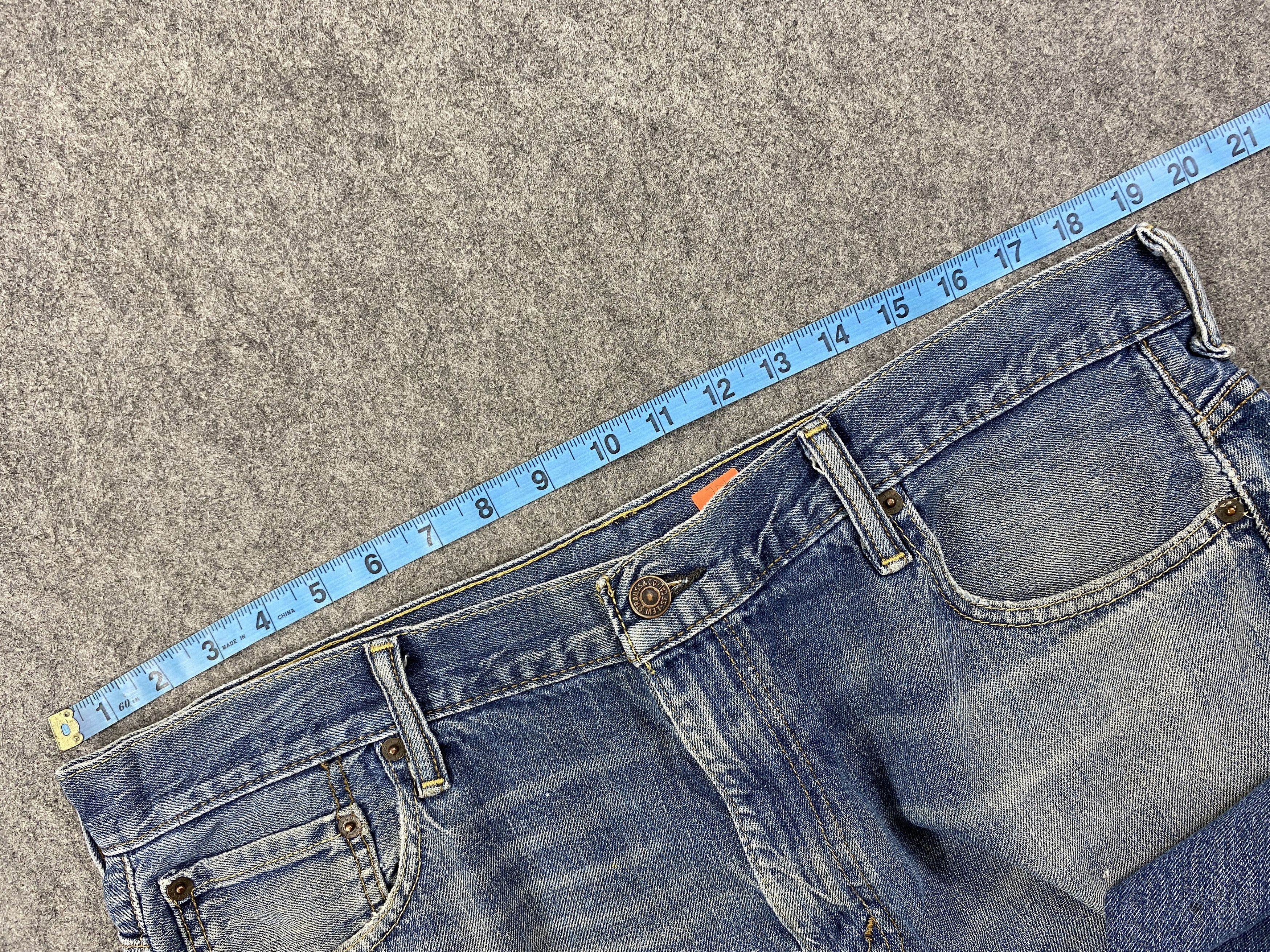 Japanese Brand Distressed Blue Vintage Levi's 569 38x35 Denim -JN2113 Size US 38 / EU 54 - 5 Thumbnail