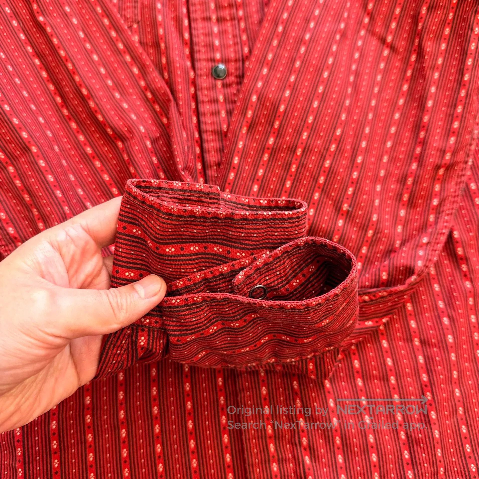 RRL Ralph Lauren Vintage RRL Western Stripe Floral Shirt. Size US XXL / EU 58 / 5 - 3 Thumbnail