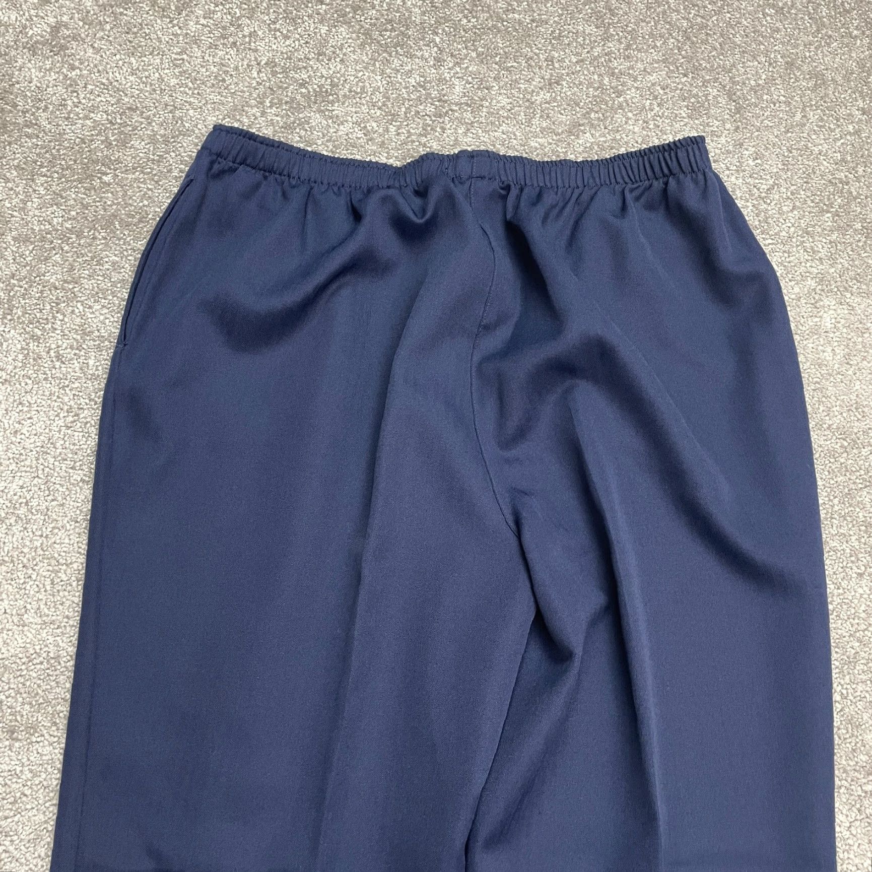 Vintage VINTAGE Draper's & Damon's Dress Pants Womens 16 Blue Pull On Elastic 90's Y2K Size 38" / US 16 / IT 52 - 3 Thumbnail