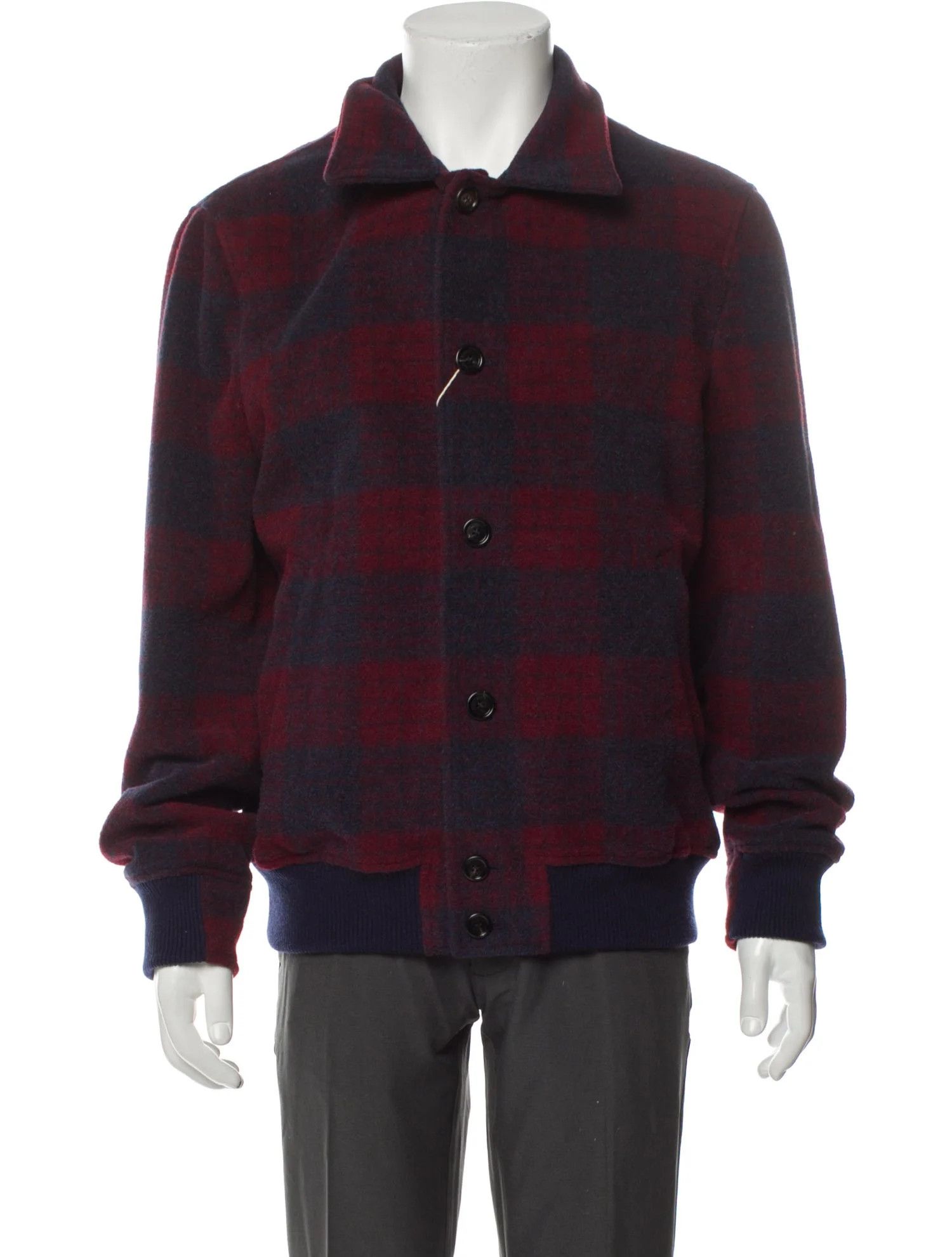 0924 Jacket in Dark Red