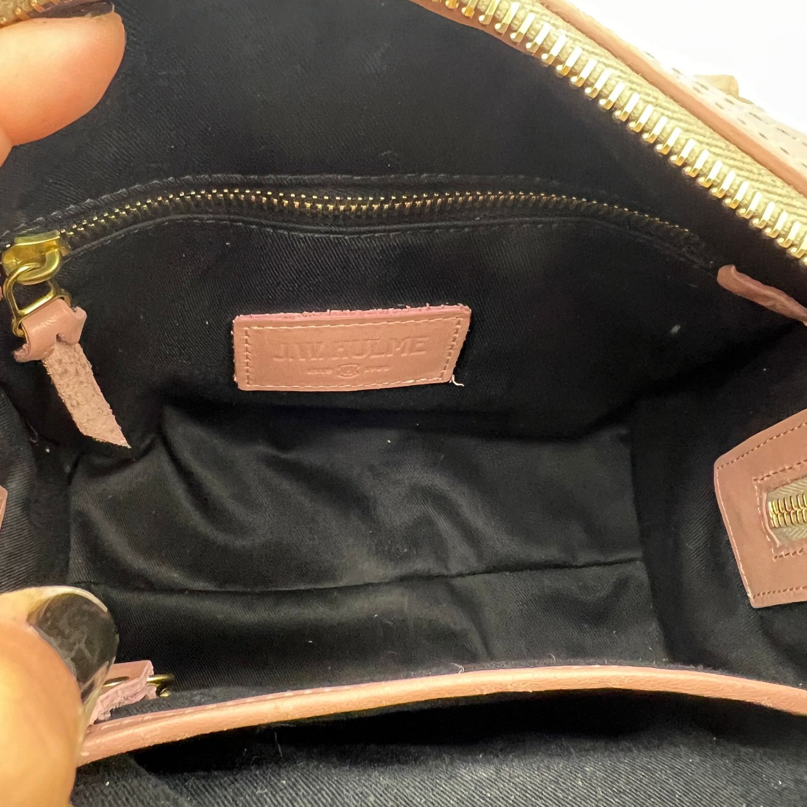 J.W. Hulme Co. J.W. Hulme Juno Pink Leather Satchel Handbag Purse Size ONE SIZE - 4 Thumbnail