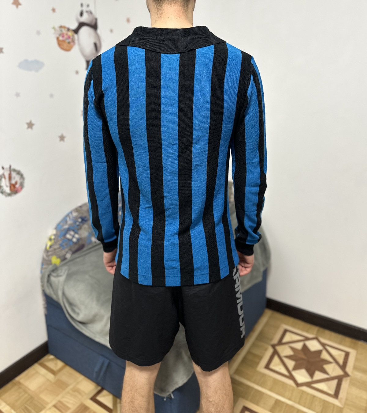 Vintage Vintage Inter Milan Rare Jersey Long Sleeve Mecsport Shirt Size US M / EU 48-50 / 2 - 2 Thumbnail