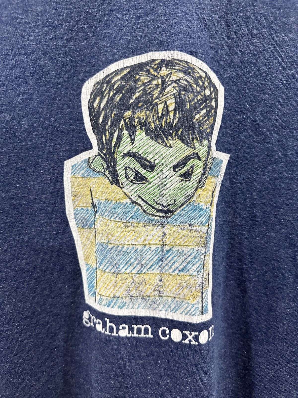 Band Tees × Vintage vintage 00s GRAHAM COXON blur artwork promo t-shirts Size US L / EU 52-54 / 3 - 3 Thumbnail