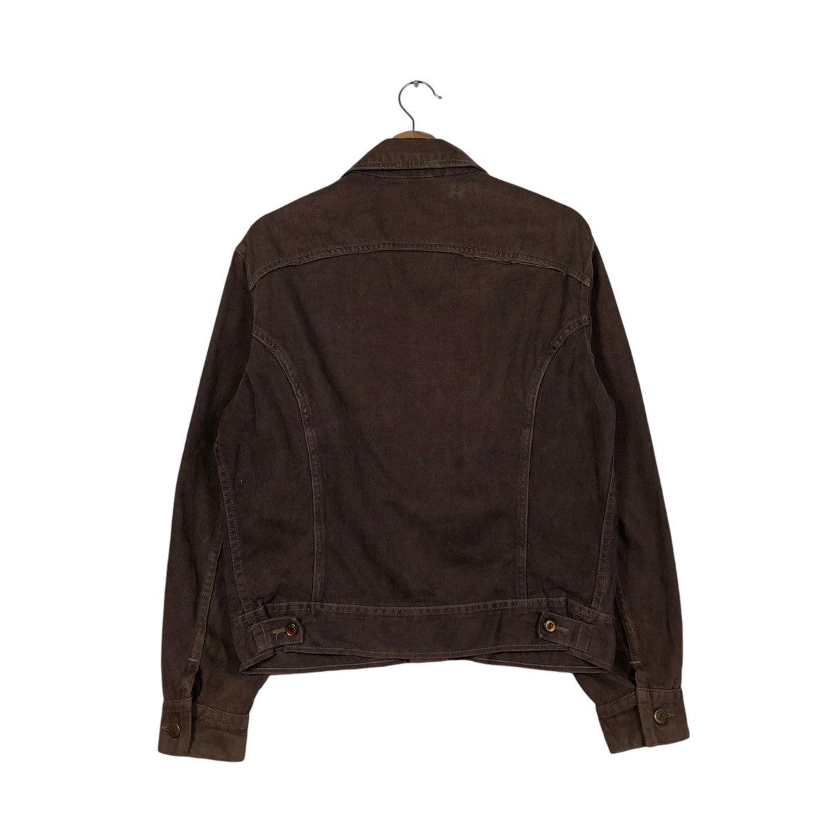 Lee 🔥VINTAGE TRUCKER BIKER JACKET LEE MADE IN USA UNION MADE Size US M / EU 48-50 / 2 - 10 Thumbnail