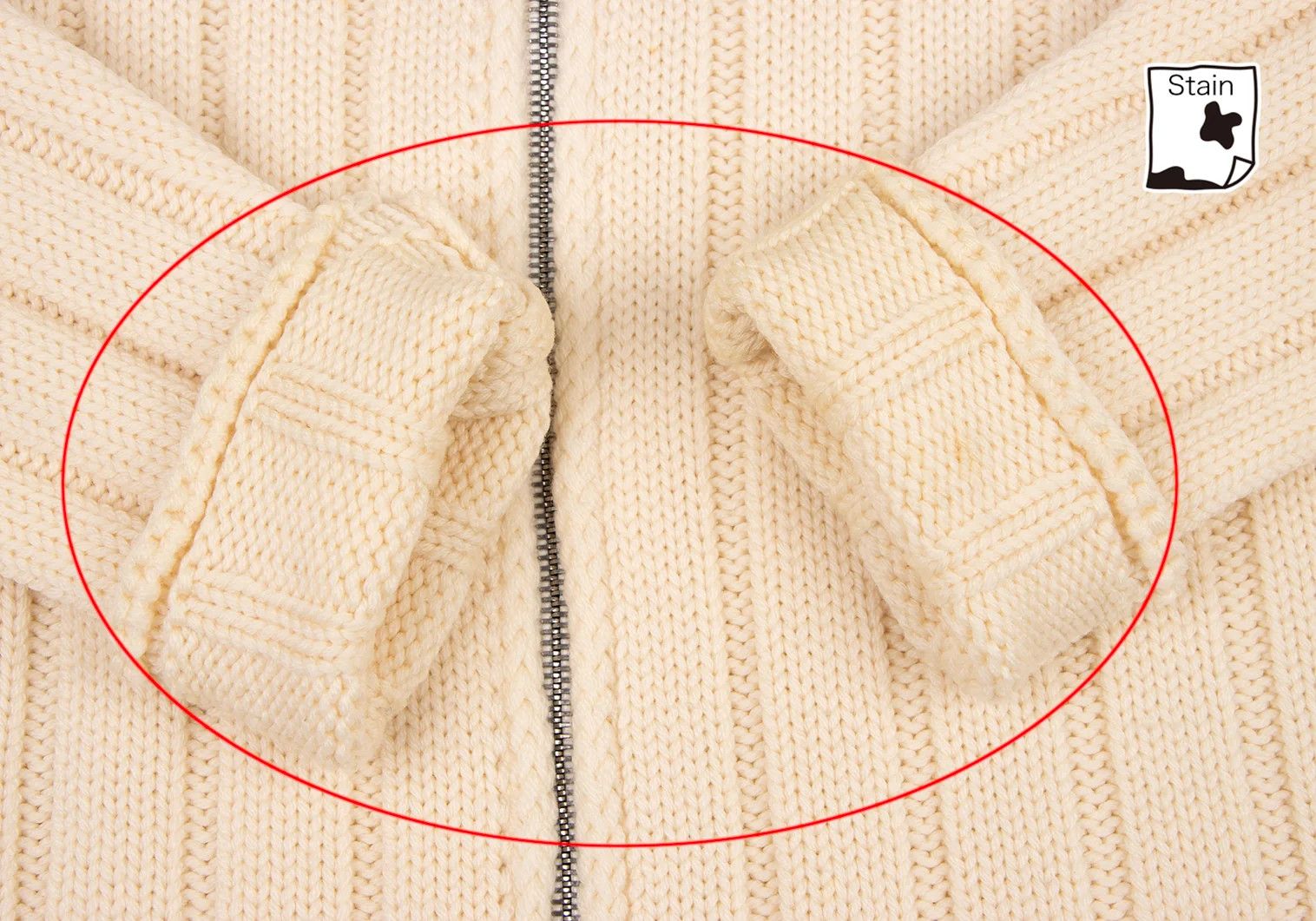 Armani Collezioni Wool Knit Zip Jacket in Beige Size 48 Size US XXS / EU 40 - 10 Thumbnail