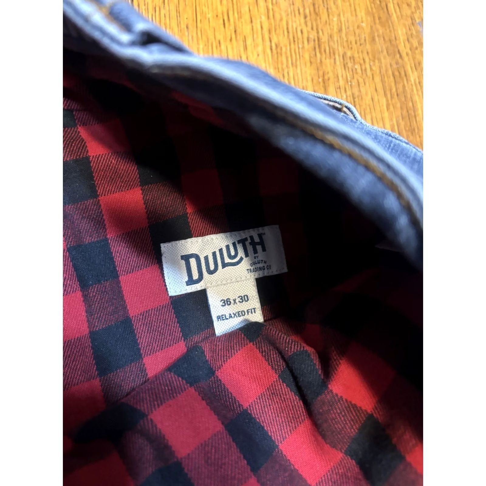 Duluth Trading Company Duluth Trading Co Jeans Men 36x30 Blue Standard Fit Ballroom Double Flex Stretch Mid Rise Size US 36 / EU 52 - 2 Thumbnail