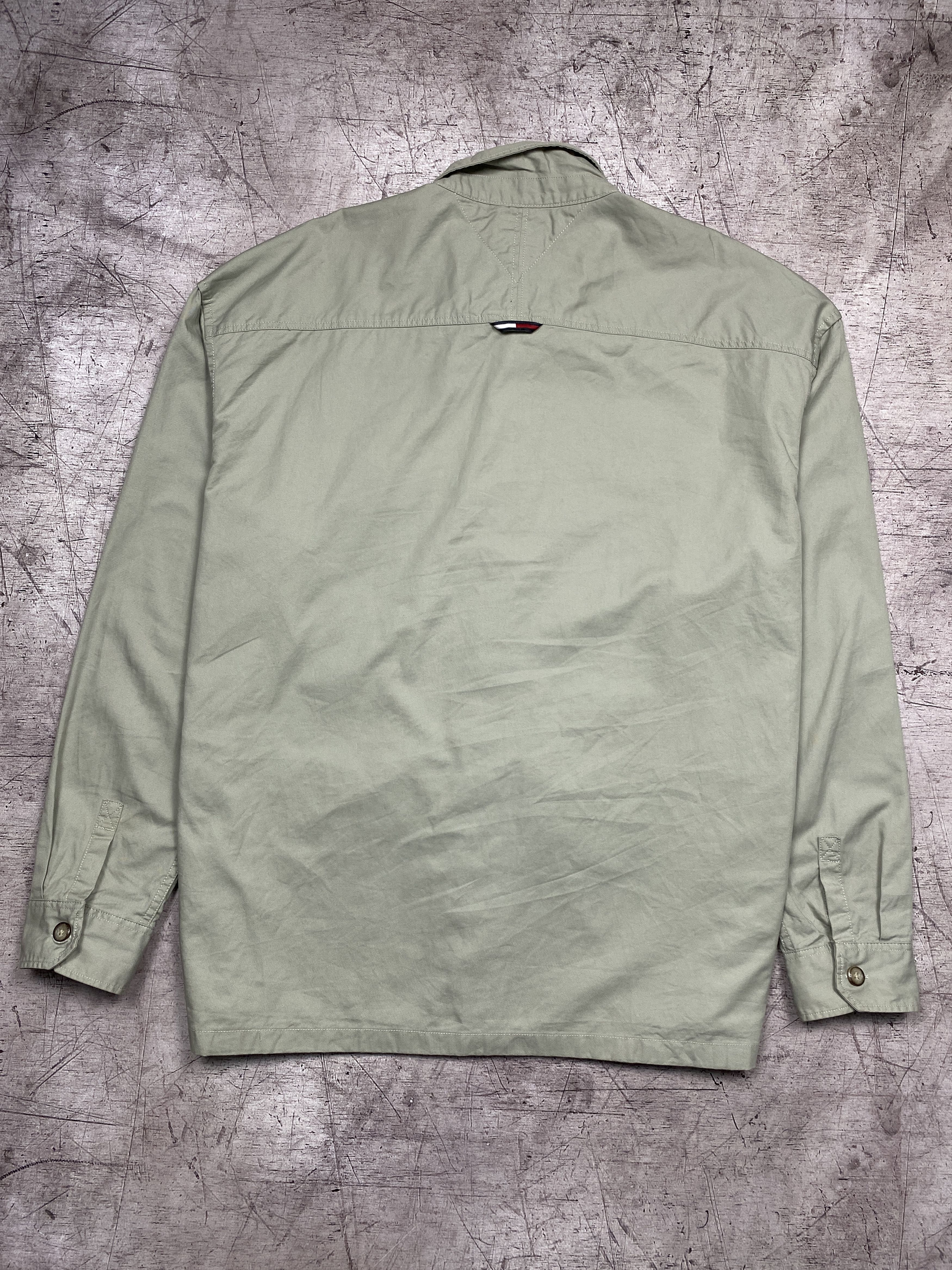 Tommy Hilfiger × Vintage Tommy Hilfiger Vintage Mens Overshirt Shirt Size US XXL / EU 58 / 5 - 6 Thumbnail