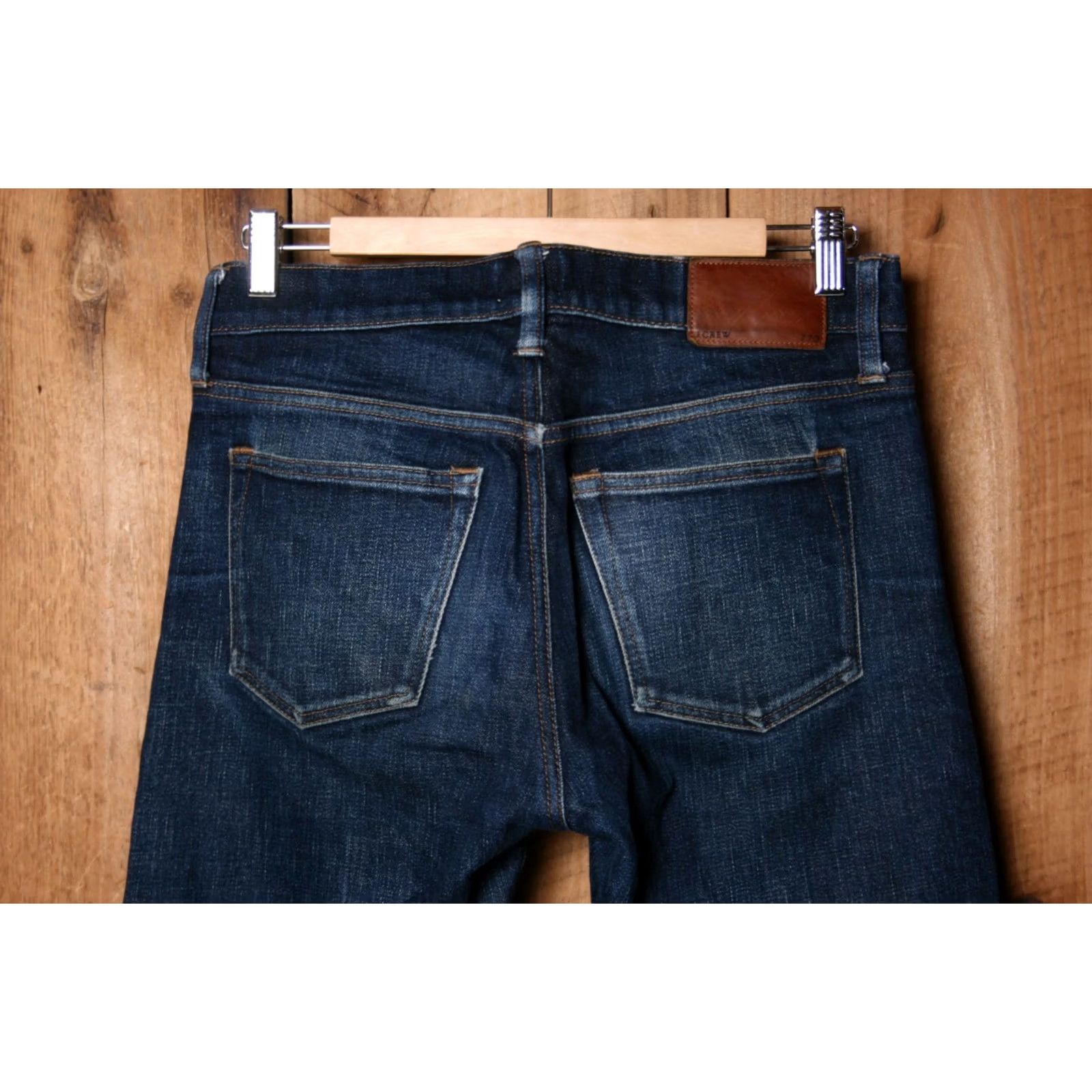 J.Crew J.CREW 770 Straight Slim Denim Jeans Sz 30x32 Re-Hemmed Blue Men Jeans Slim Straight Denim 98% Cotton 2% Elastane Mens Slim Jeans Size US 29 - 6 Thumbnail