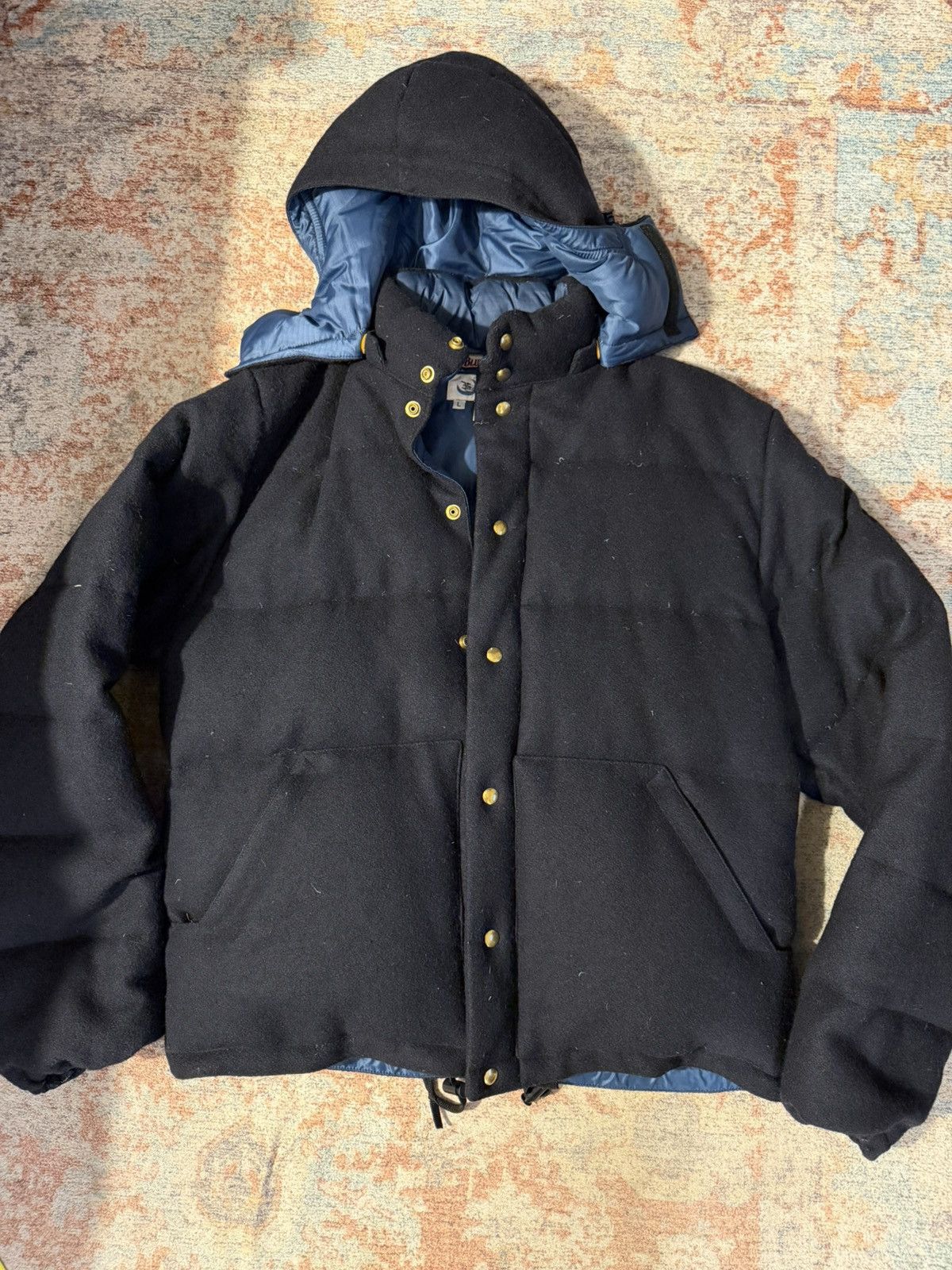 Crescent Down Works Vintage Crescent Down works Blue Blue Puffer Jacket Size US L / EU 52-54 / 3 - 1 Thumbnail