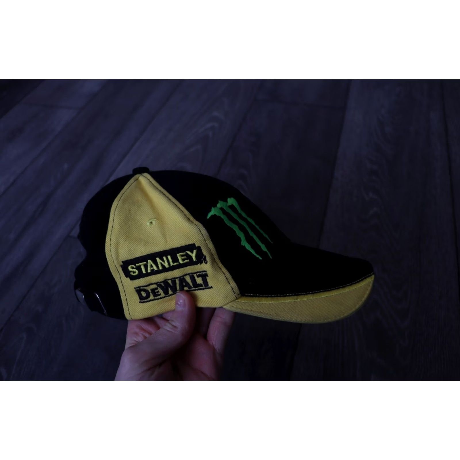 Yamaha OFFICIAL TECH3 YAMAHA RACING MONSTER ENERGY TEAM BASEBALL CAP ADJUSTABLE OS Size ONE SIZE - 5 Thumbnail