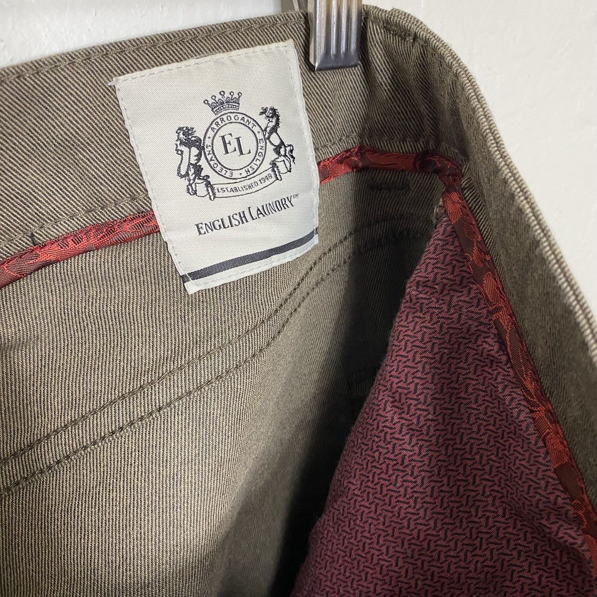 English Laundry English Laundry Brown Pants Size US 34 / EU 50 - 3 Thumbnail