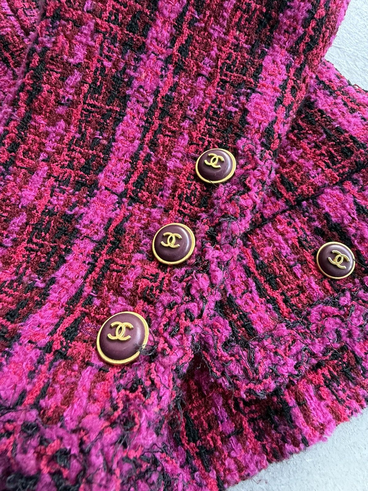 Chanel 1995 Barbie Collection - Chanel Tweed Set Size XS / US 0-2 / IT 36-38 - 7 Thumbnail