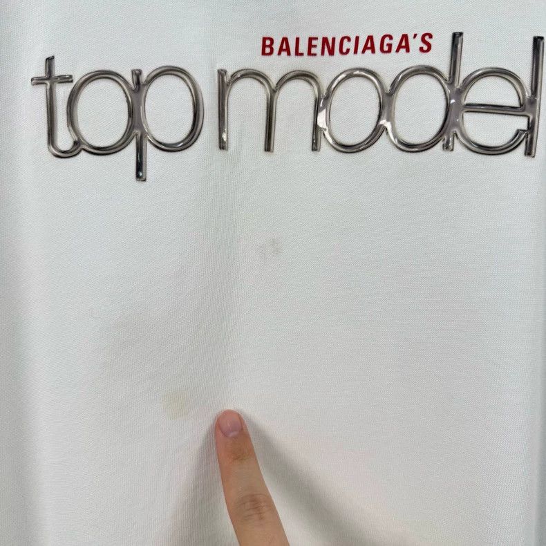 Balenciaga Balenciaga 3D Letter Printed Short Sleeve Size US S / EU 44-46 / 1 - 5 Thumbnail