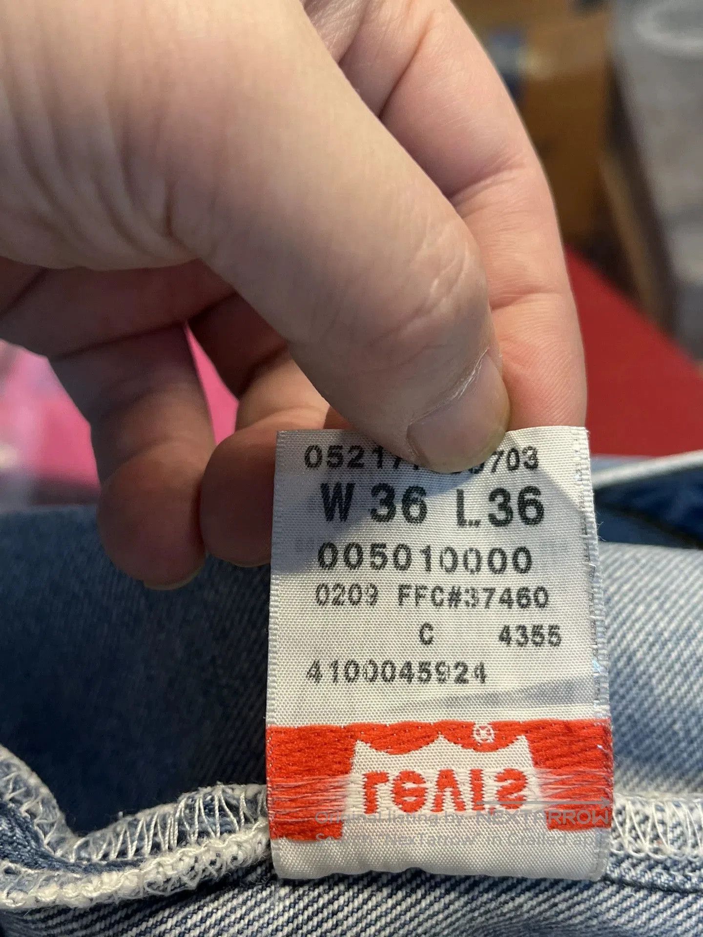 Levi's Vintage Levi's 501 Washed Blue Jeans 36. Size US 36 / EU 52 - 7 Thumbnail