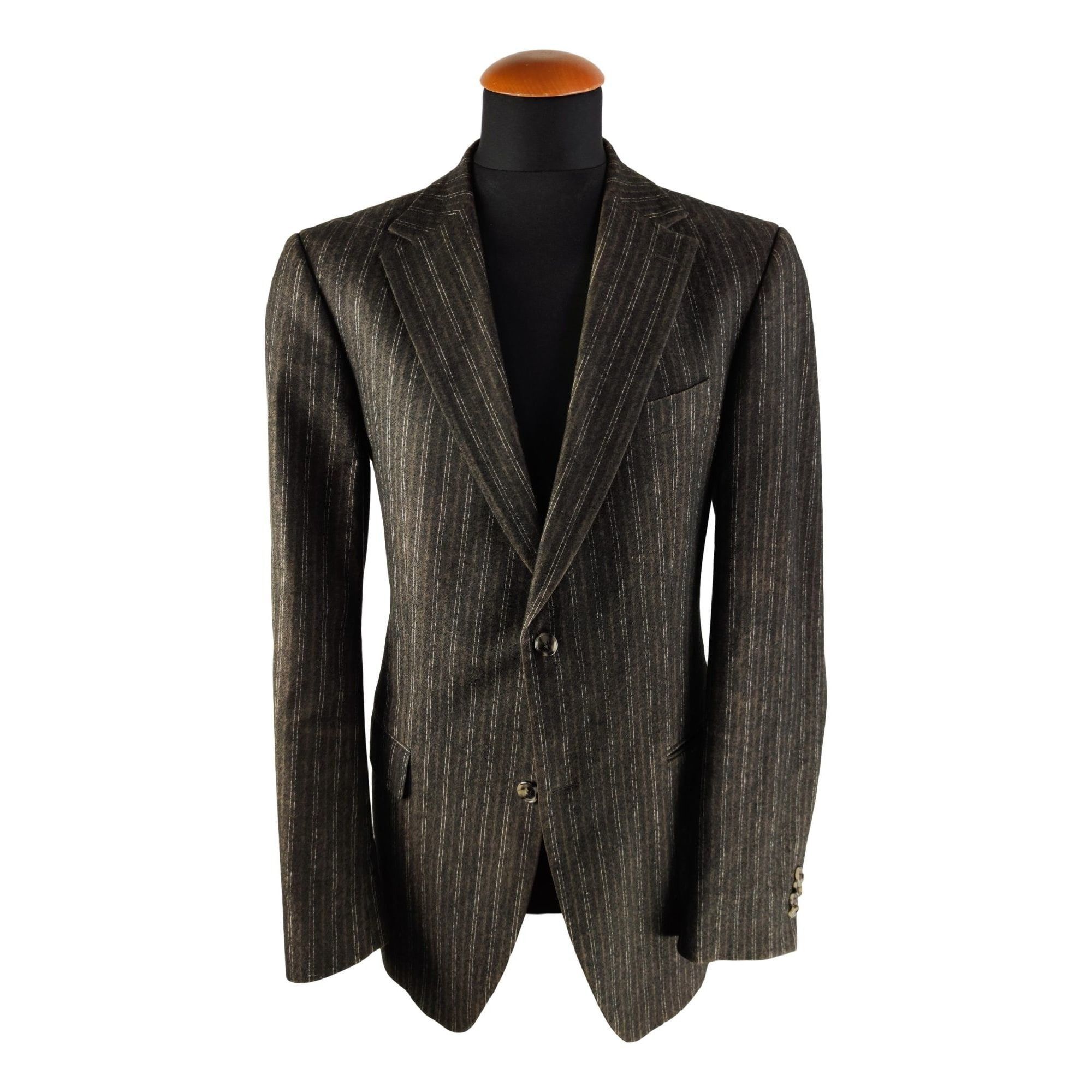 Tommy Hilfiger Men's Blazer Size 42L US Cotton Wool Striped