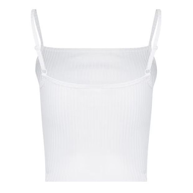 Alexander Wang o1g2r1mq0824 Ripped Cami Top in White Size M / US 6-8 / IT 42-44 - 2 Thumbnail