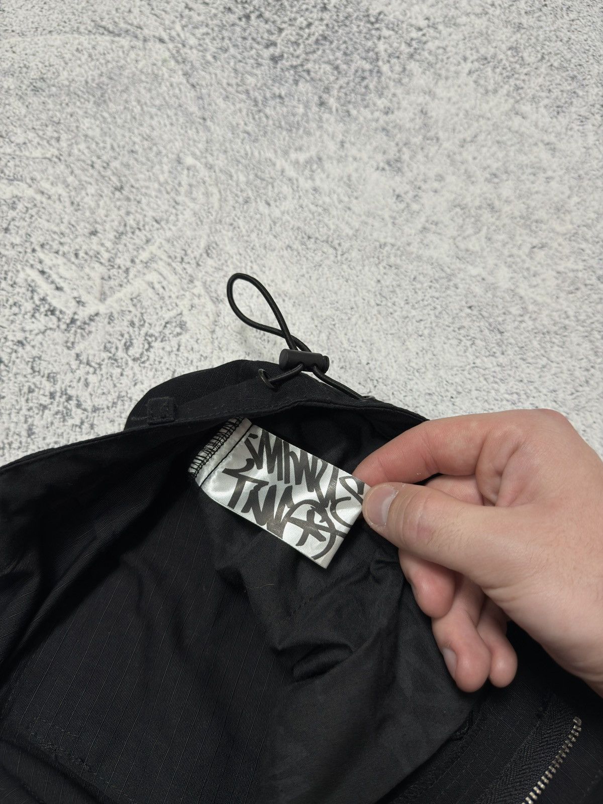 Corteiz × Japanese Brand Y2K Minus Two Parachute Cargo Pants Big Logo BBC Style Size US 30 / EU 46 - 10 Thumbnail