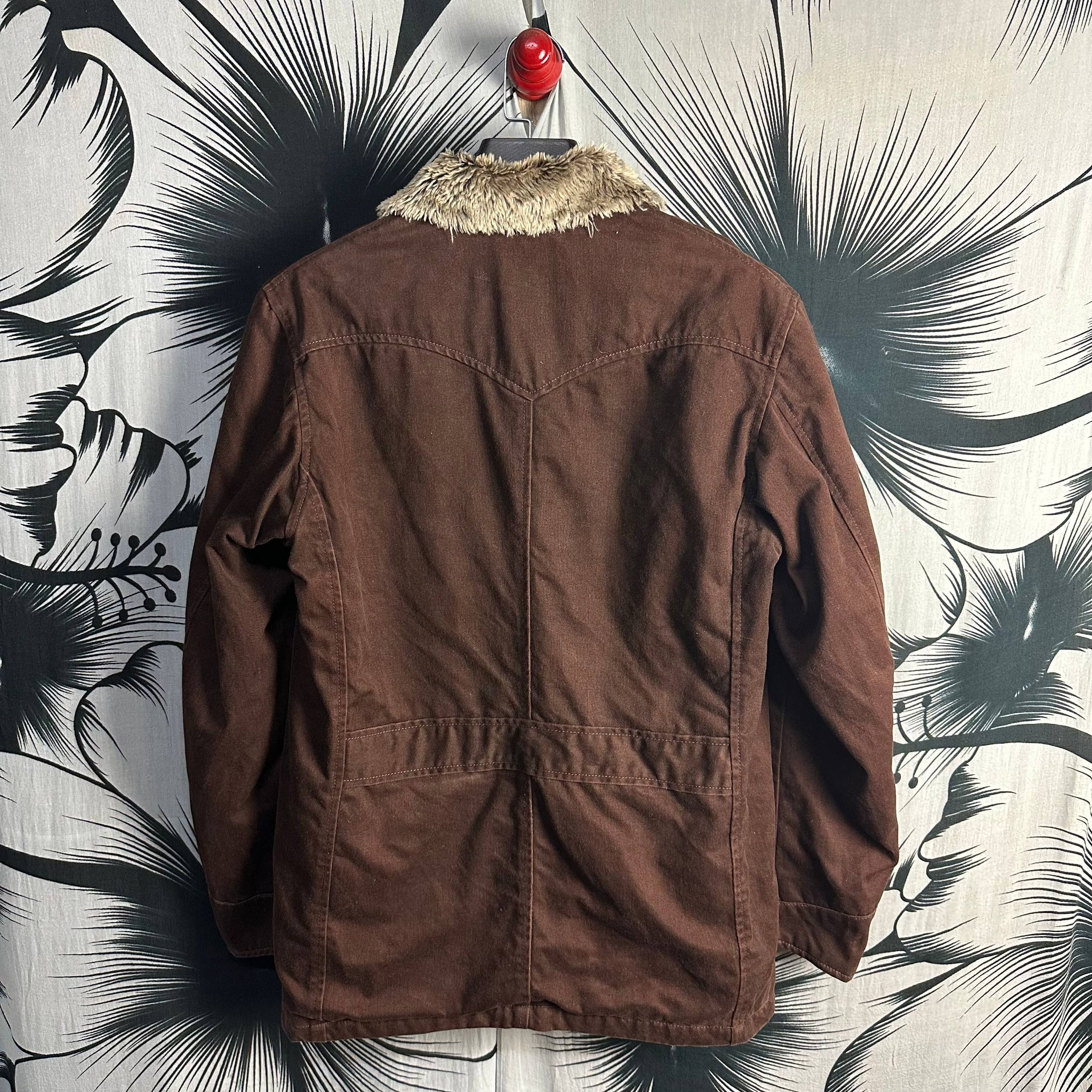 Levi's Rare Vintage Levi's Red Tab Boa Fur Collar Coverall Jacket Size US L / EU 52-54 / 3 - 2 Thumbnail