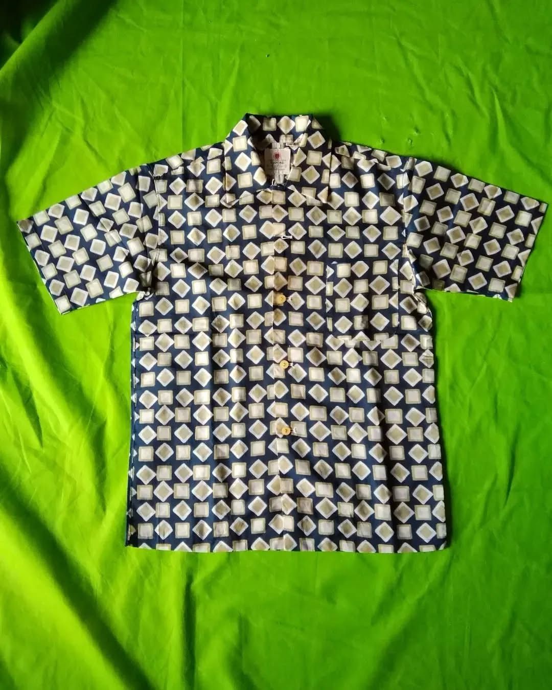 Oxxford Clothes × Vintage Vintage 60s-70s Oxford Sports Wear Pattern Shirt Size US M / EU 48-50 / 2 - 2 Thumbnail