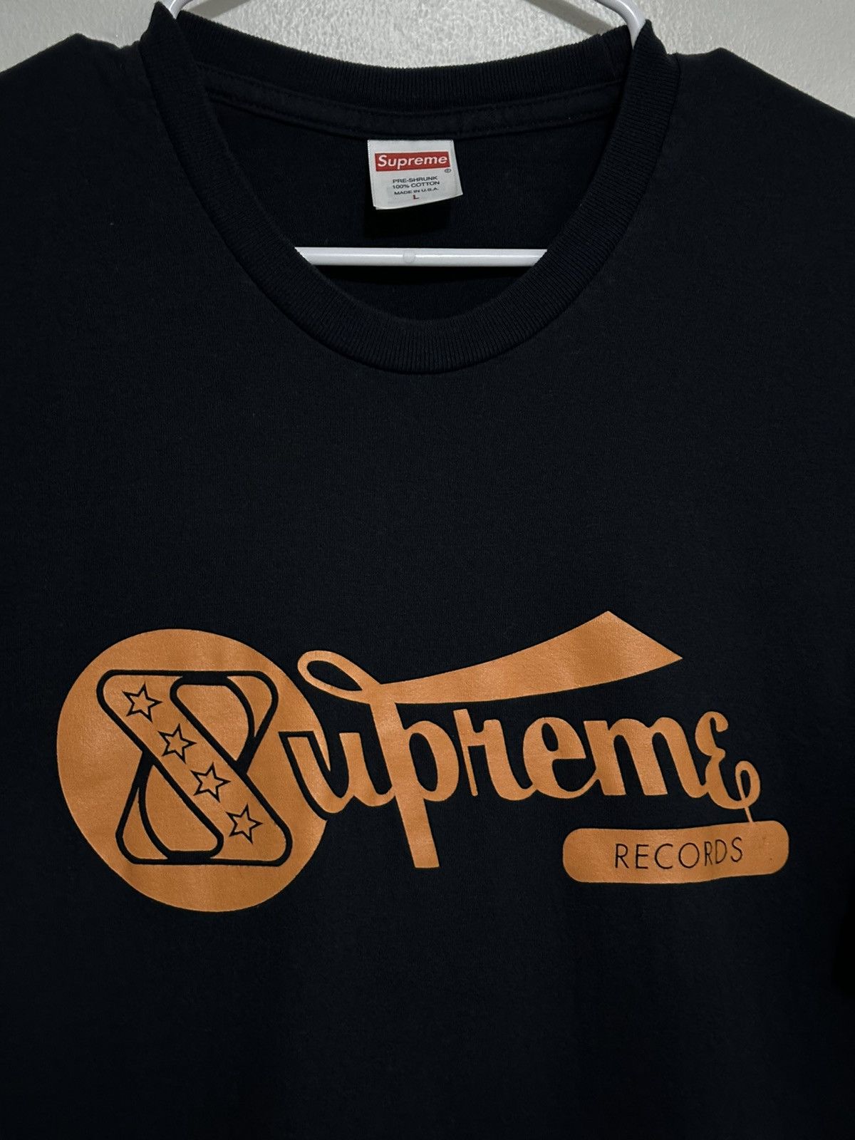 Supreme Supreme Records Tee Size US L / EU 52-54 / 3 - 2 Thumbnail