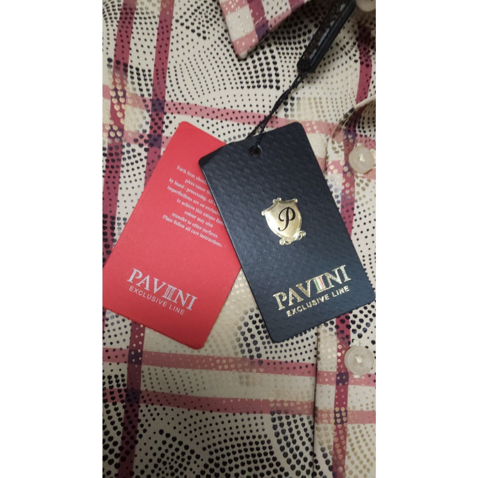 Other PAVINI Exclusive Line Men’s Dress Shirt – Long Sleeve Size S Size US S / EU 44-46 / 1 - 6 Thumbnail