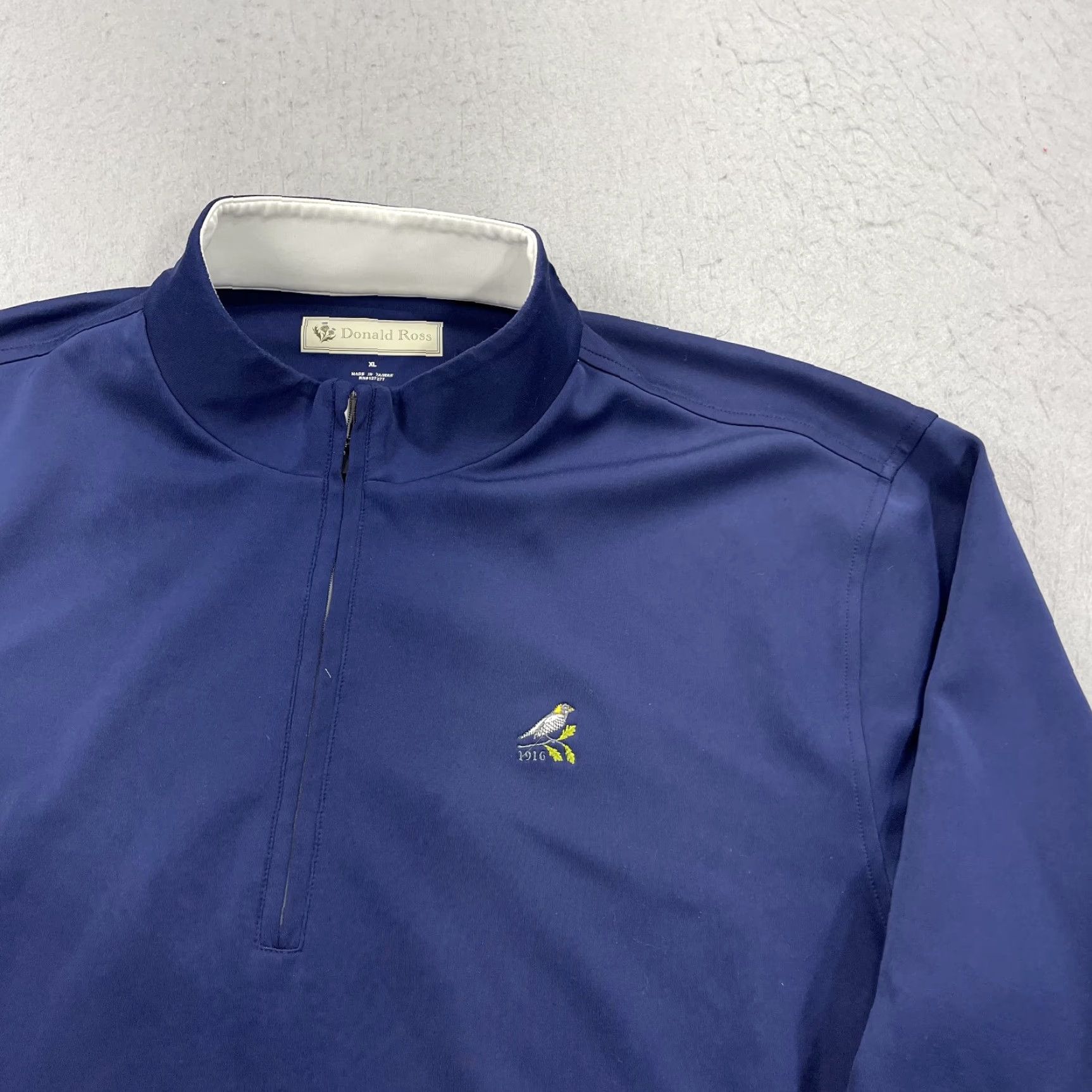 Vintage VINTAGE Nike Shirt Mens XL Blue Donald Ross 1/4 Zip Pullover Size US XL / EU 56 / 4 - 3 Thumbnail