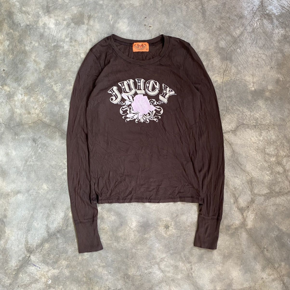 Vintage Y2K Juicy Couture Long Sleeve Shirt Size M / US 6-8 / IT 42-44 - 1 Thumbnail