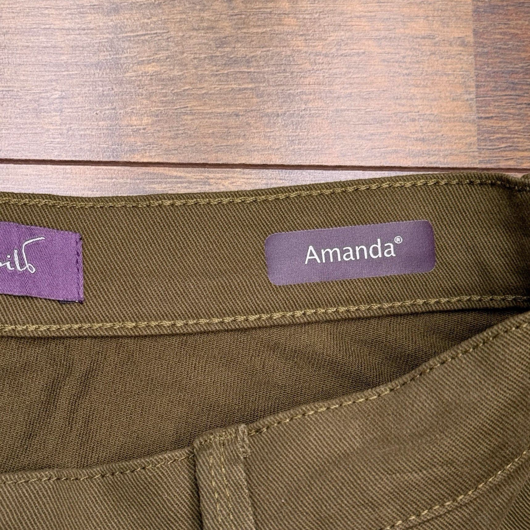 Gloria Vanderbilt Gloria Vanderbilt Amanda The Original Slimming Jean 12S Green Stretch New Size 34" / US 12 / IT 48 - 6 Thumbnail
