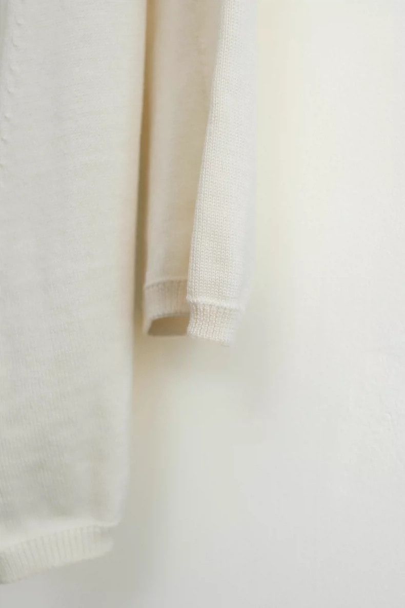 Comme des Garcons Comme des Garcons Off-white twisted asymmetric sewing swea Size S / US 4 / IT 40 - 7 Thumbnail