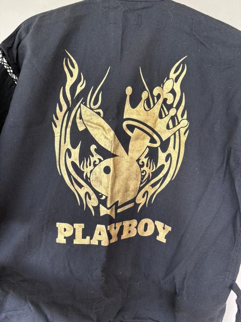 Playboy Vtg Playboy Noragi Kimono Jacket Gold Logo Design Size US M / EU 48-50 / 2 - 8 Thumbnail