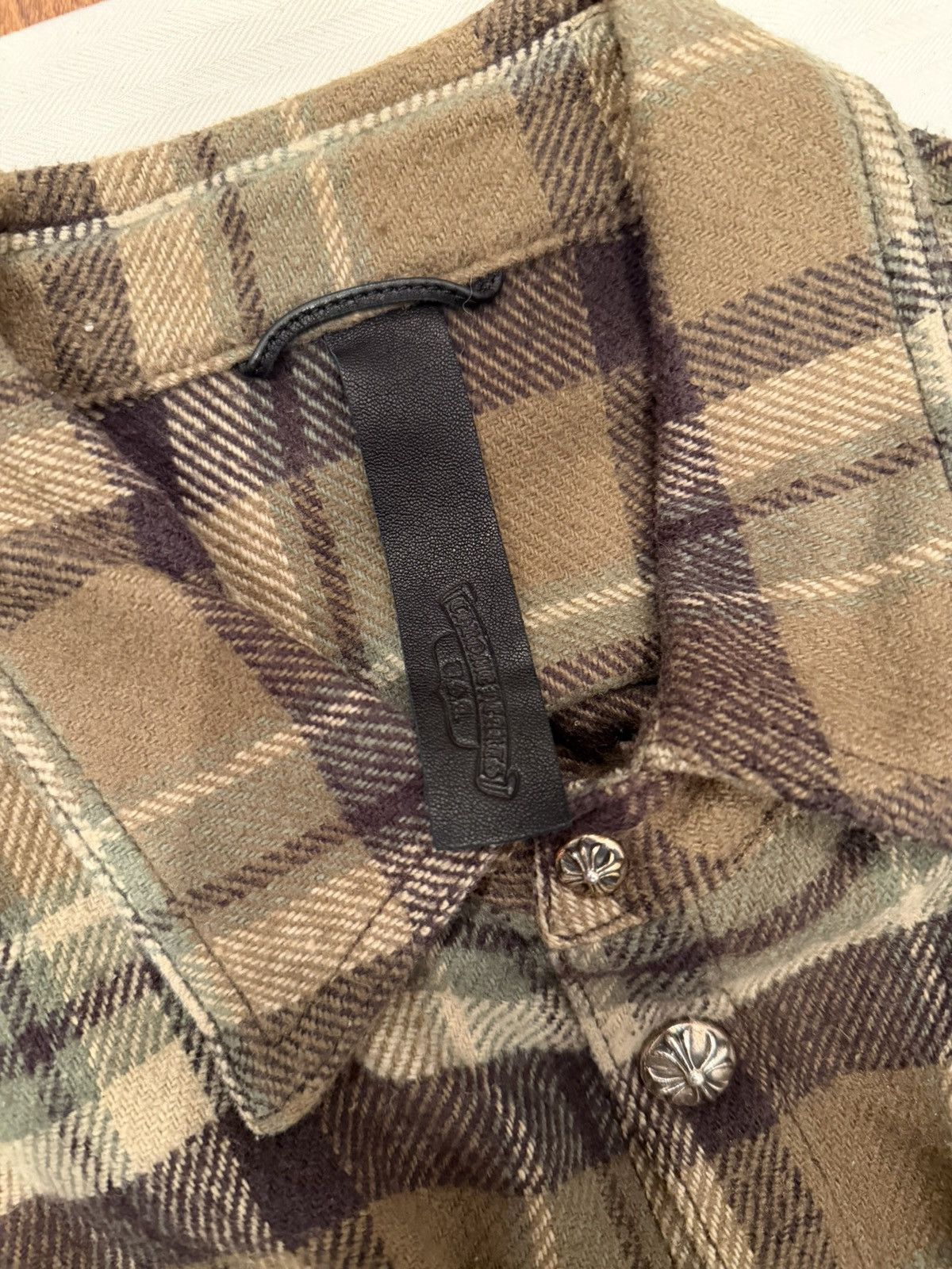 Chrome Hearts Chrome Hearts flannel Button up shirt Size US L / EU 52-54 / 3 - 6 Thumbnail