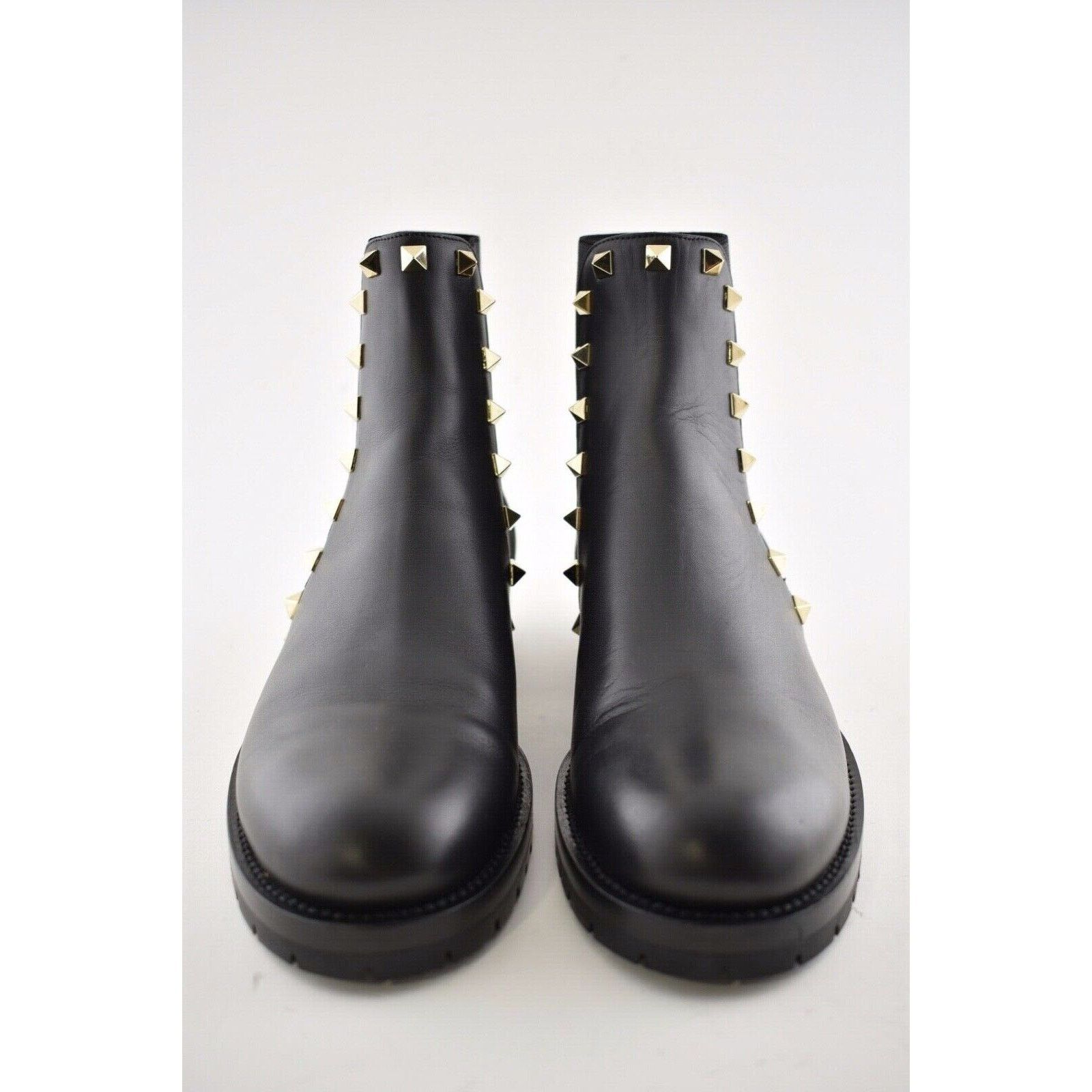 Valentino Valentino Rockstud Chelsea 20mm Black Leather Stud Heel Size US 11 / IT 41 - 6 Thumbnail