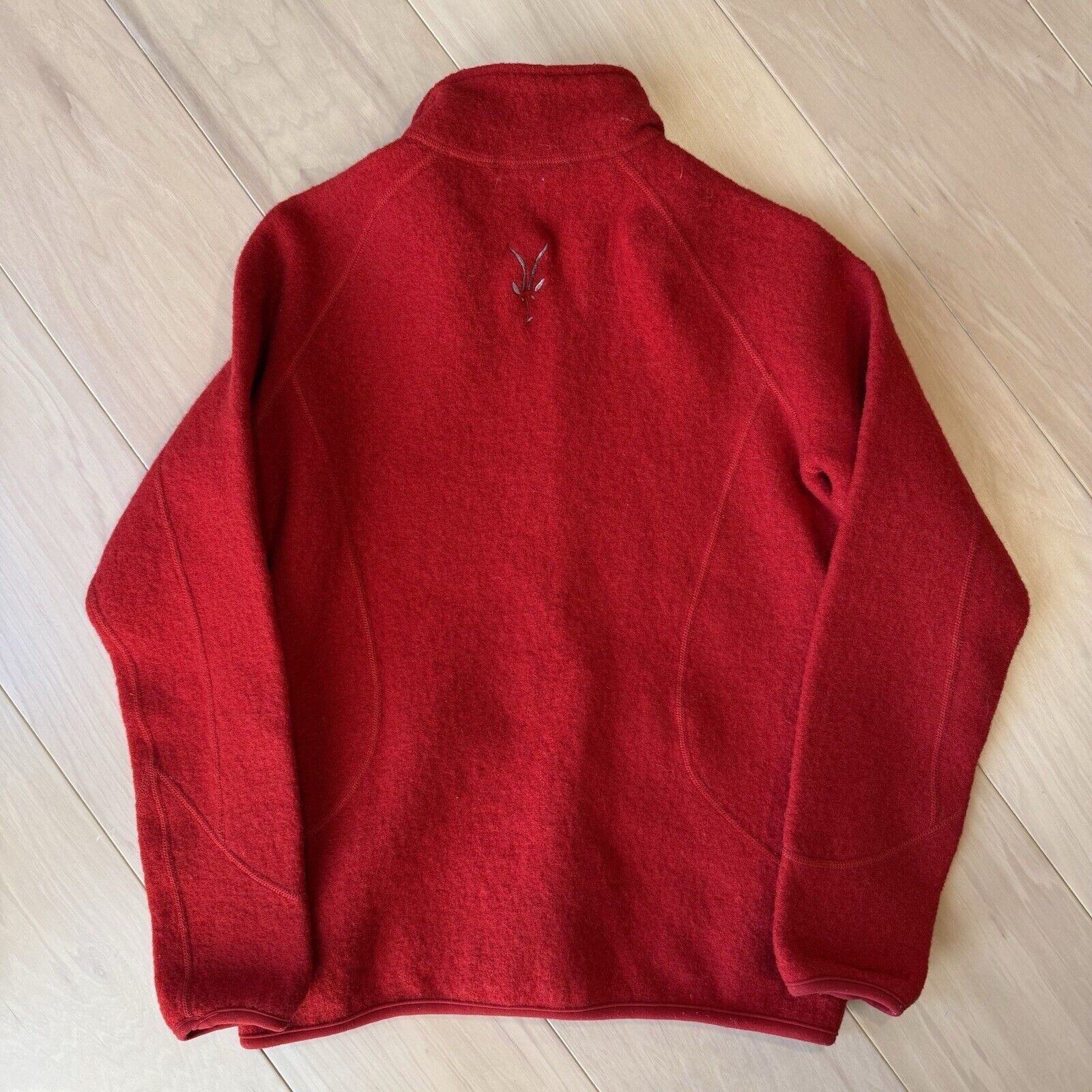 Ibex Ibex Wool Jacket Women's M Red Full Zip Winter Outerwear Size M / US 6-8 / IT 42-44 - 9 Thumbnail