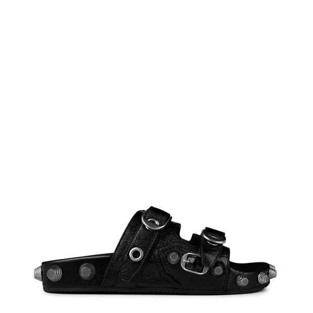 Balenciaga o1g2r1mq0924 Cagole Sandal in Black Size US 6 / IT 36 - 1 Thumbnail