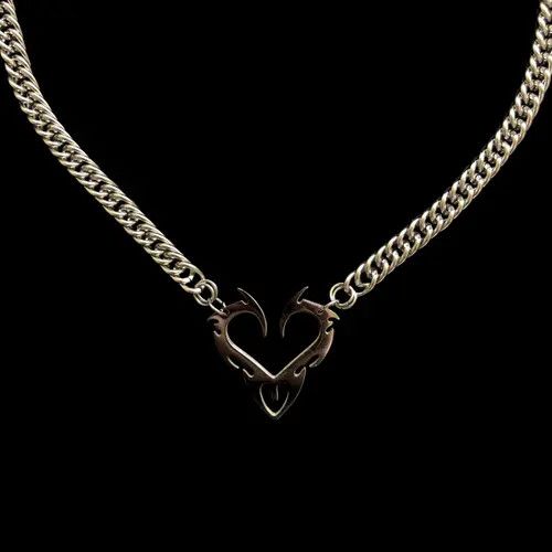 Jewelry Noriko x Ryoko Chain Necklace Punk Gothic Chrome Rock Venom Size ONE SIZE - 8 Thumbnail