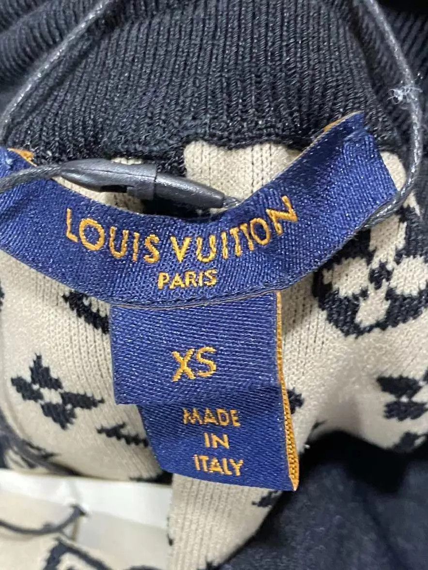 Louis Vuitton LV Monogram Knit Black Pants XS Size US 27 - 4 Thumbnail