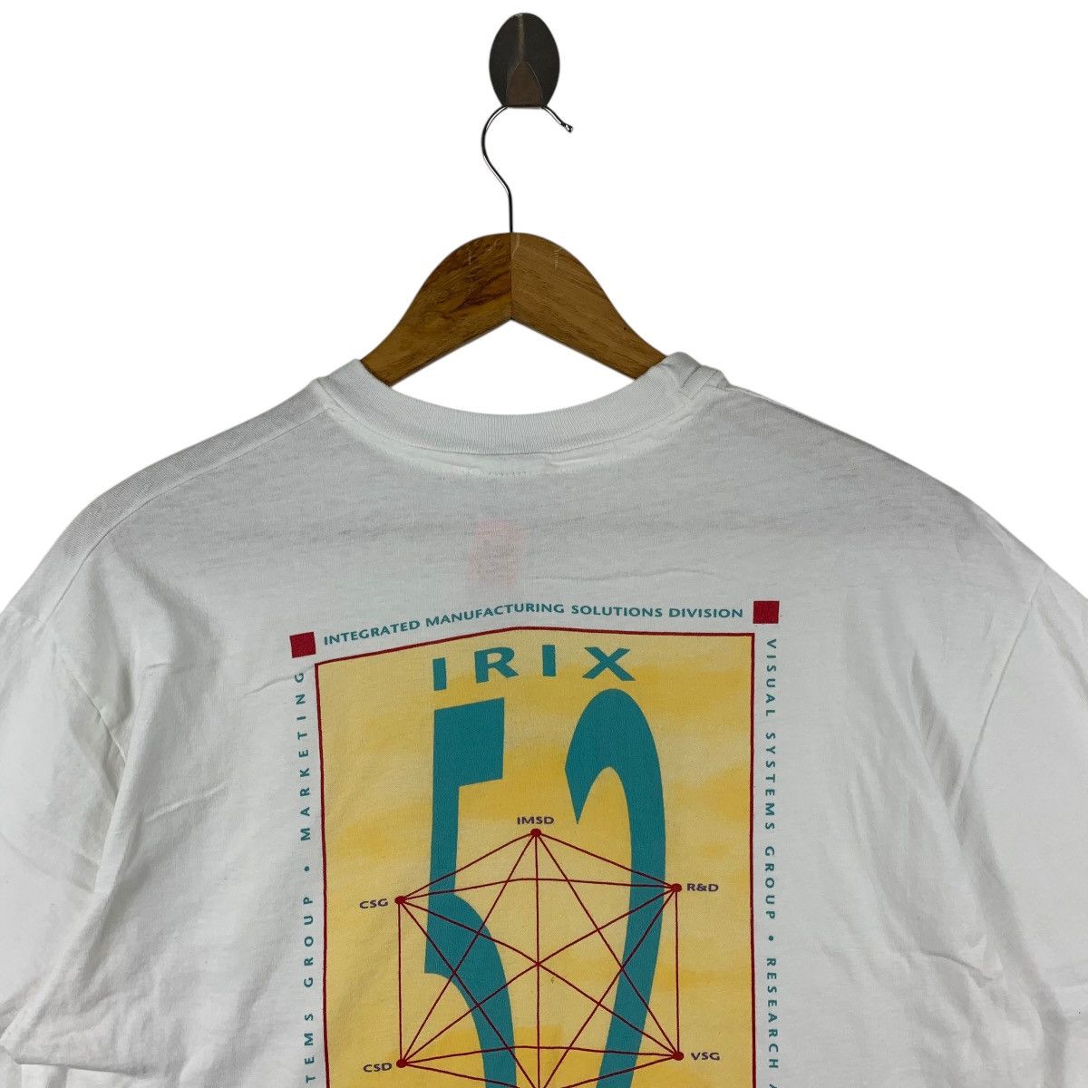 Hanes × Vintage Vintage 90s SILICON GRAPHICS computer software tee Size US L / EU 52-54 / 3 - 9 Thumbnail