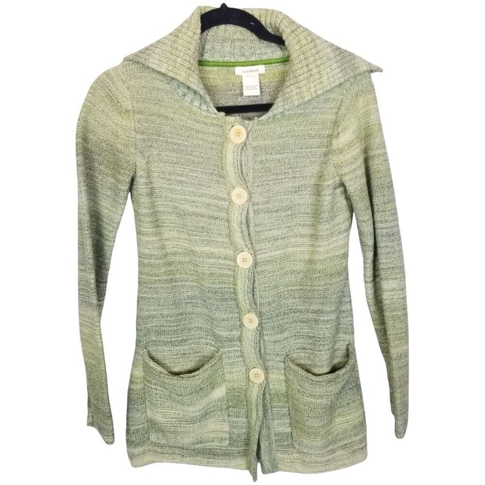 Sundry Sundance Womens Cardigan Grandma Sweater Coastal Earthy Size XS / US 0-2 / IT 36-38 - 1 Thumbnail