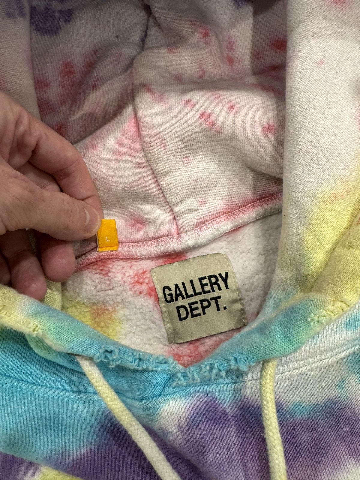 Gallery Dept. Gallery Dept. Tie-Dye Peace Hoodie Size US L / EU 52-54 / 3 - 5 Thumbnail