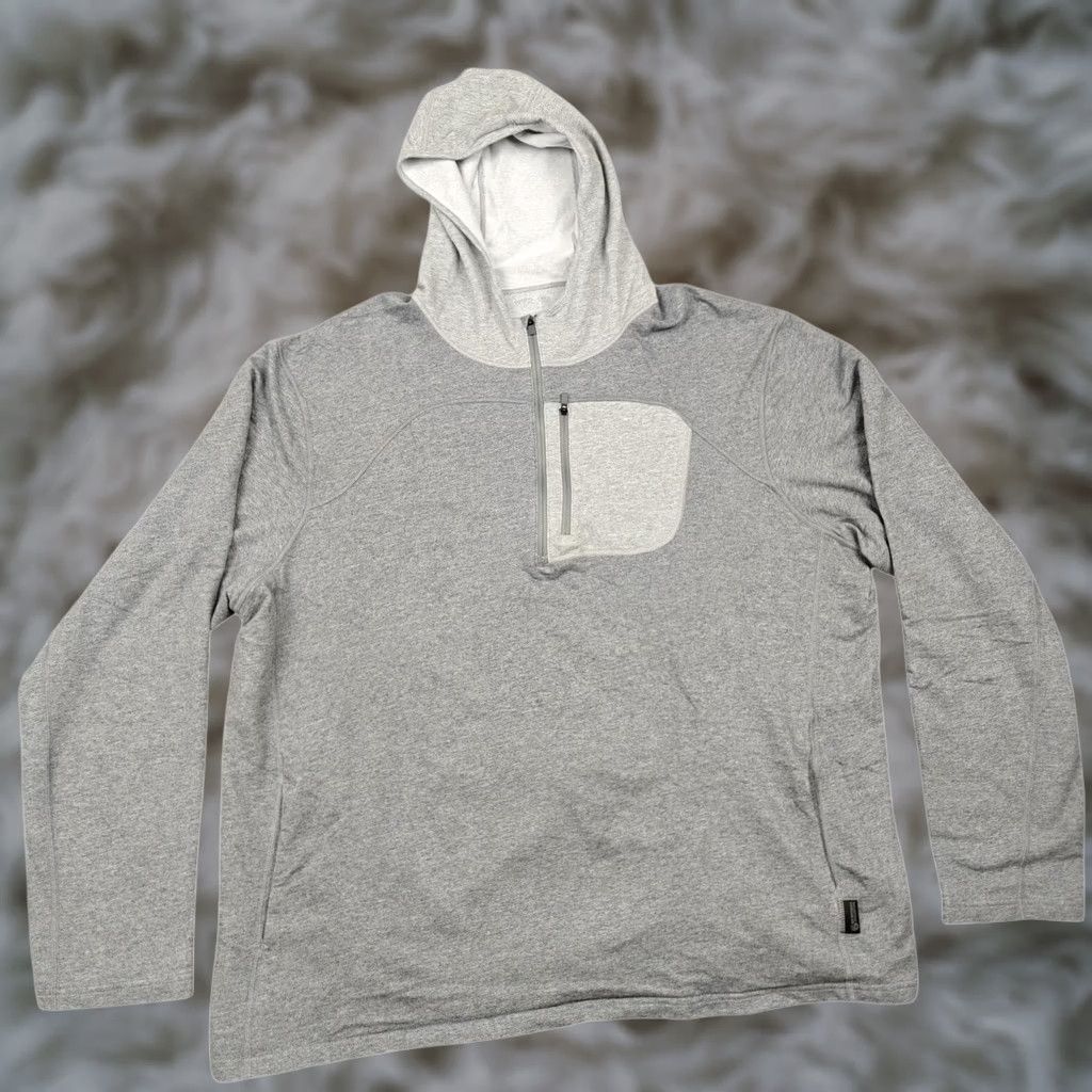 Mountain Hardwear Mountain Hardwear Hoodie Mens 2XL Gray Fleece Pullover 1/2 Zip Chest Pocket Size US XXL / EU 58 / 5 - 1 Thumbnail