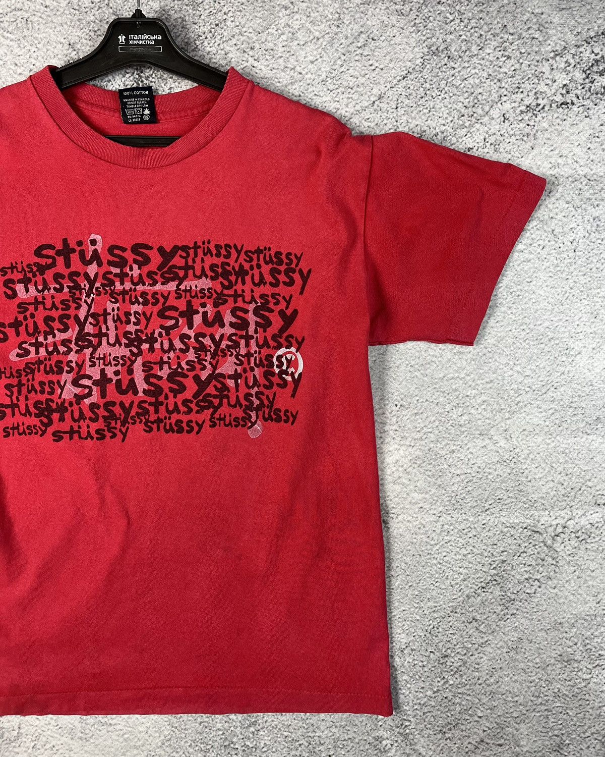 Stussy Vintage stussy multi logo T-shirt Y2K Size US M / EU 48-50 / 2 - 3 Thumbnail
