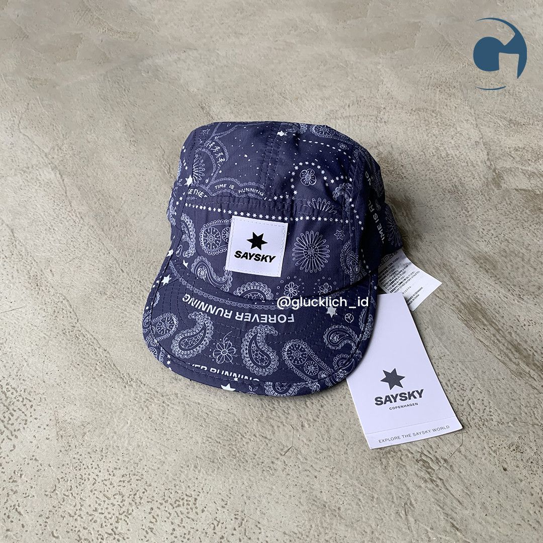 Other Saysky, Combat Cap in Blue Paisley Aop Size ONE SIZE - 2 Thumbnail